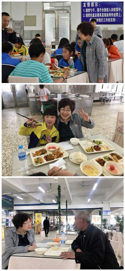 2校党委副书记陆岩亲切慰问学生和家长